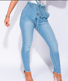 Scrunch Waist Stretch Jeans