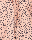 Nude Spot Print Top