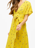 Yellow Floral Maxi Dress