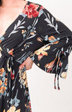 Black Floral Plus Size Dress