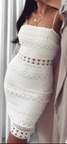 White Embroidered Dress