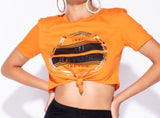 Orange Crop Top