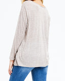 Long Sleeve Plus Size Top