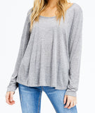 Long Sleeve Plus Size Top