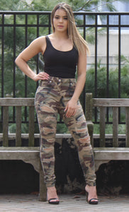 Camo Skinny Jeans