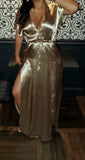 Champagne Maxi Dress